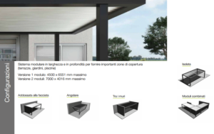 Configurazioni Domal Altrove Pergola